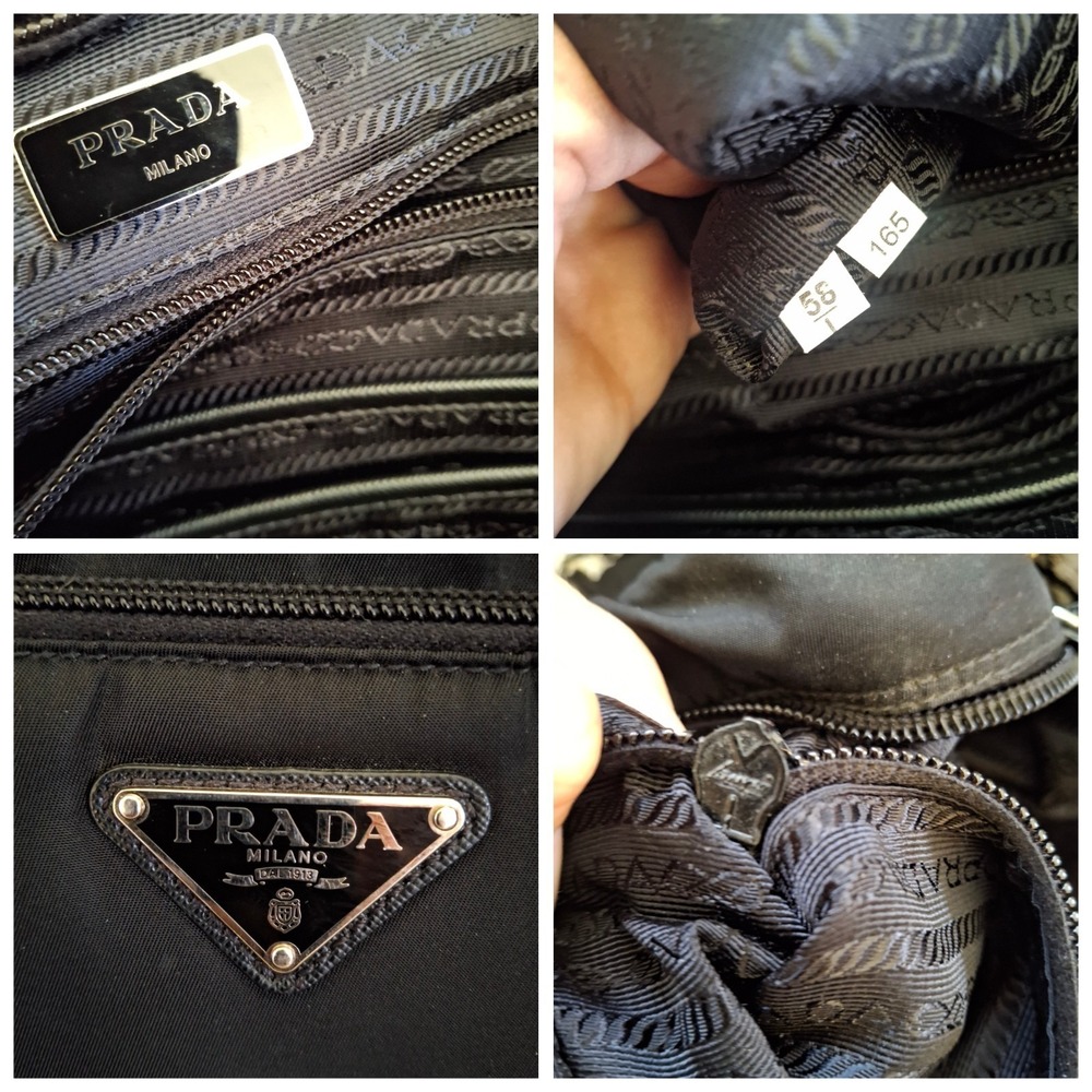 Vintage Prada Black Nylon Unisex Laptop Messenger Briefcase Bag *Read* - Picture 11 of 11